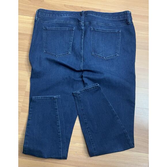 Torrid Womens Premium Sky High Skinny Fit Size 18R Dark Wash Denim Jeans - Picture 5 of 12